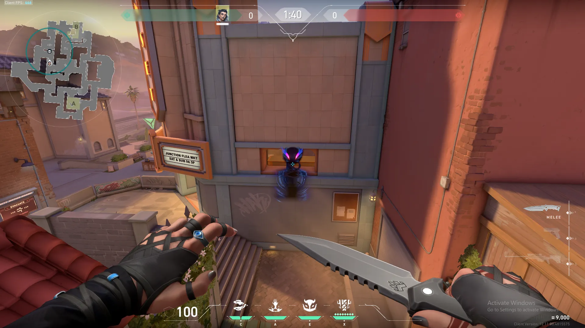 Fade Haunt on Sunset Attack Site B — step 5 of 7: Aim — line up the shot