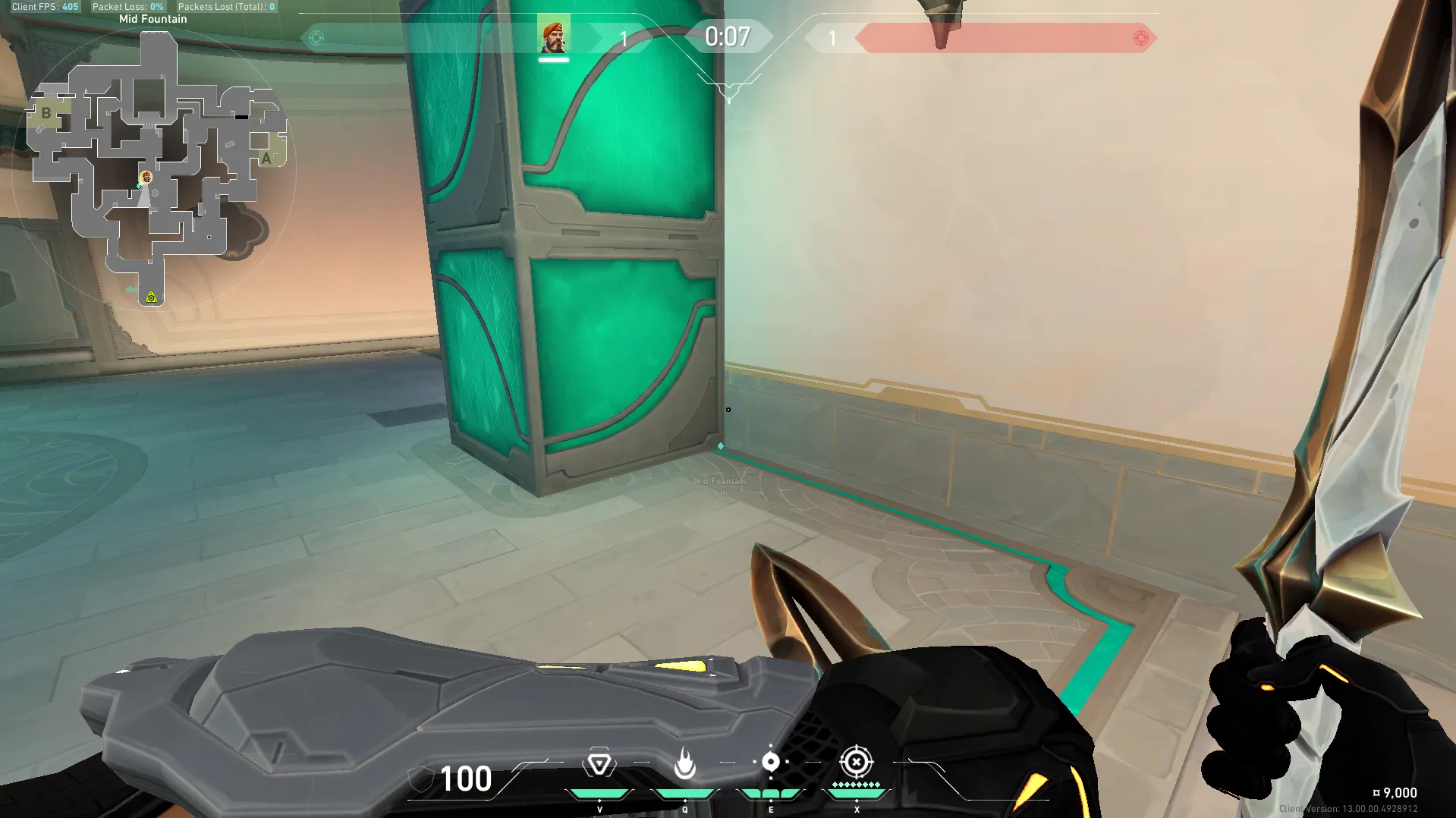 Brimstone Incendiary on Summit Defense Site A — step 1 of 4: Position — where to stand