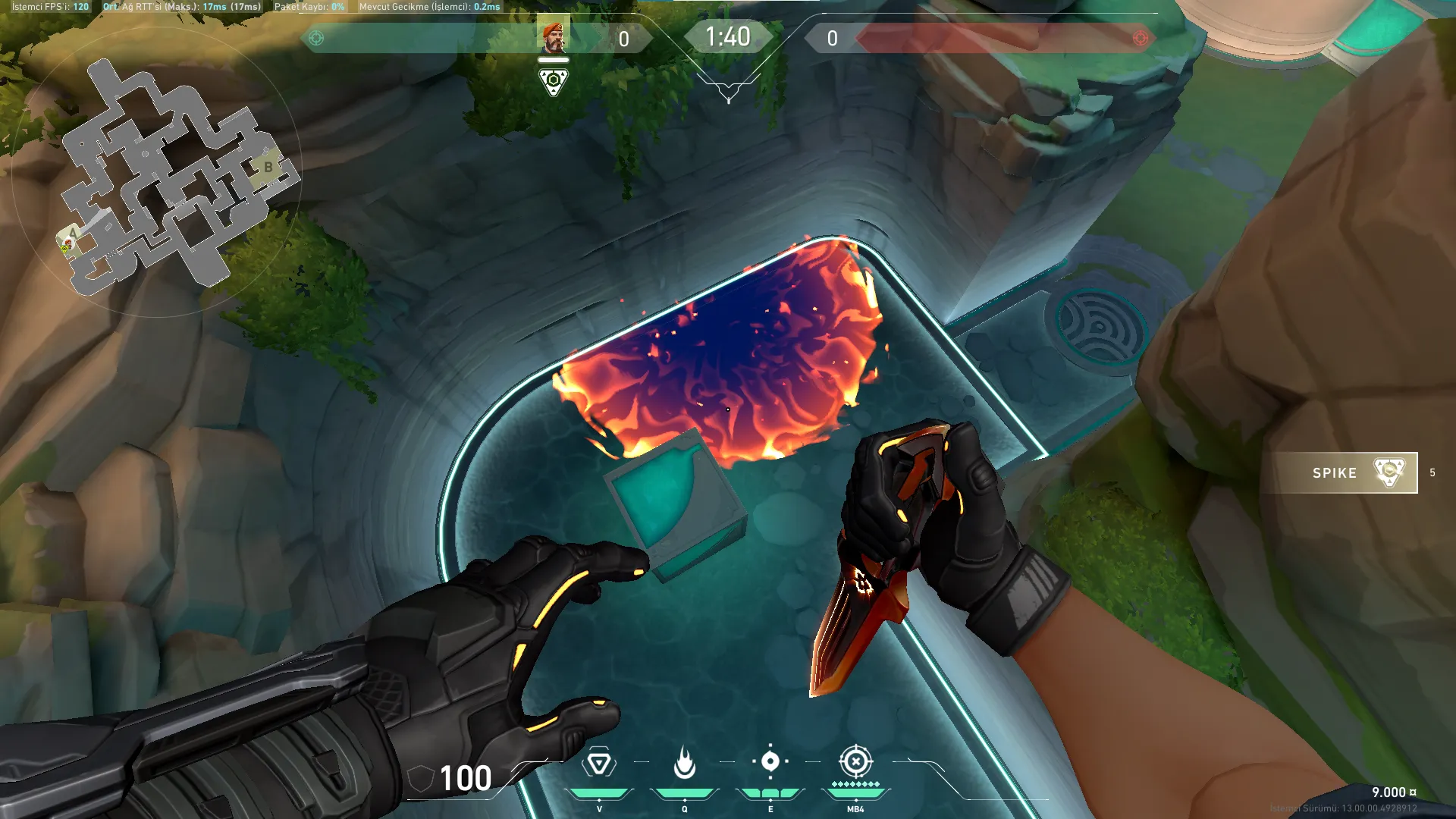 Brimstone Incendiary on Summit Defense Site A — step 3 of 3: Result