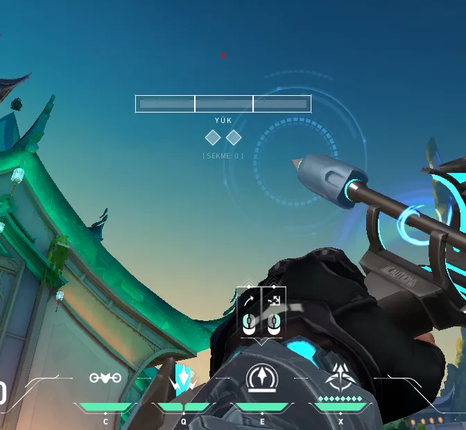 Sova Recon Bolt on Summit Attack Site A — step 3 of 4: Aim — line up the shot
