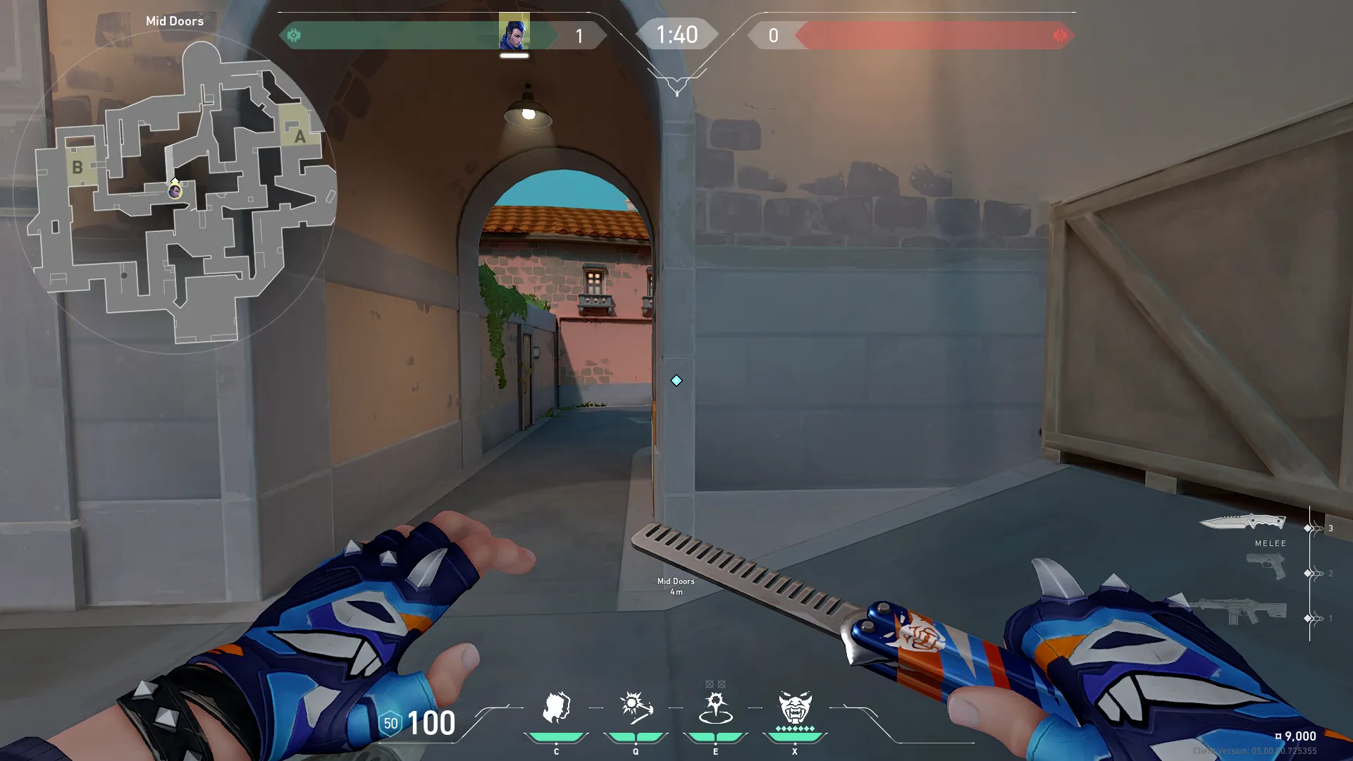 Yoru Gatecrash on Pearl Defense Mid — step 1 of 3: Position — where to stand