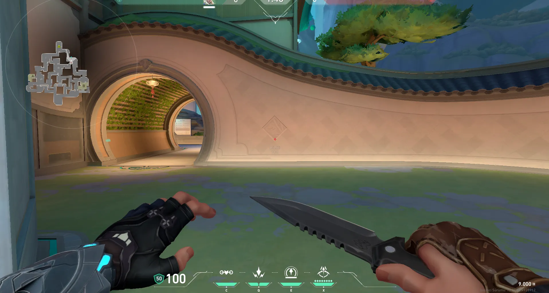Sova Recon Bolt on Summit Attack Site B — step 1 of 3: Position — where to stand
