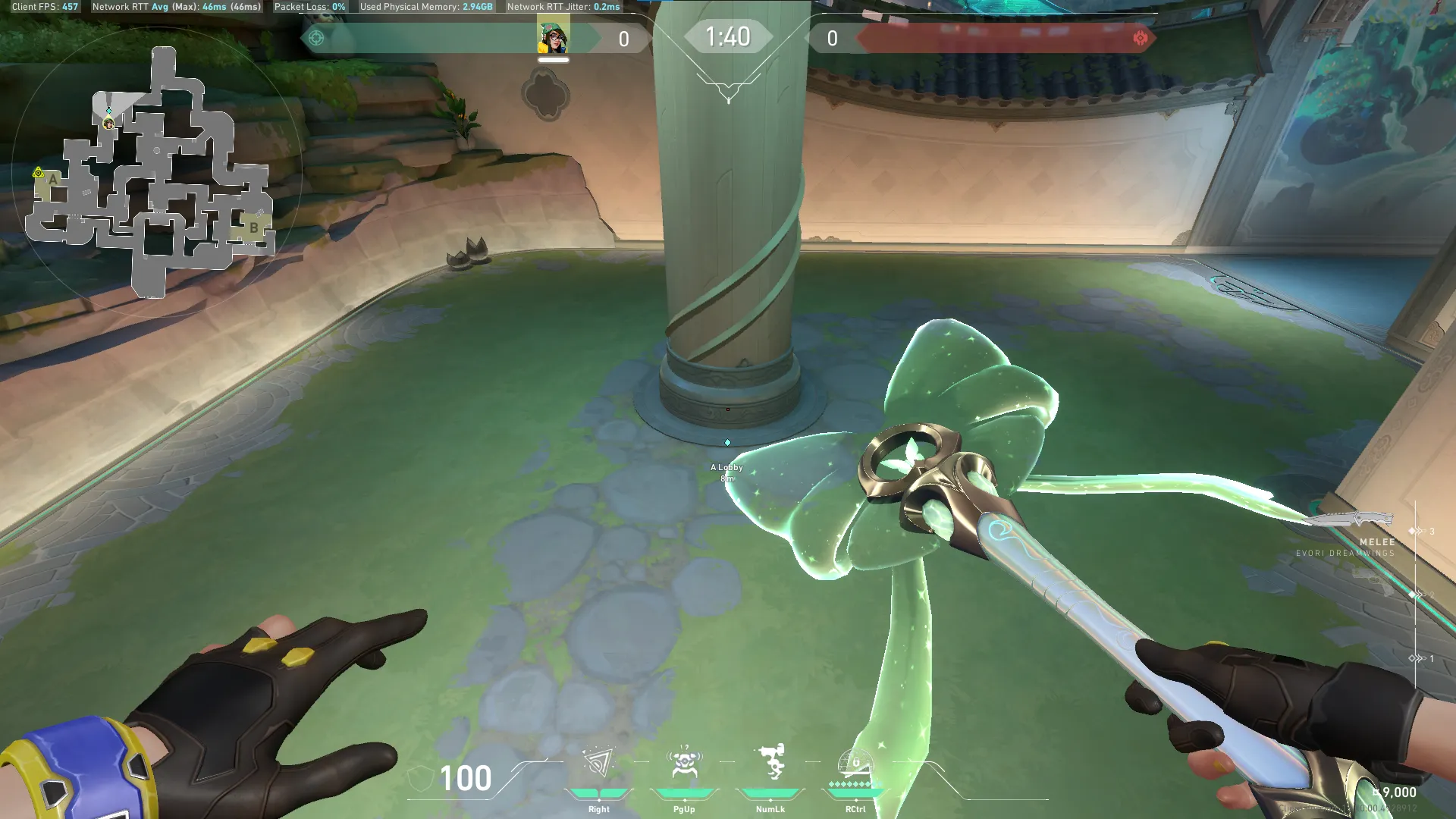Killjoy Nanoswarm on Summit Attack Site A — step 1 of 3: Position — where to stand