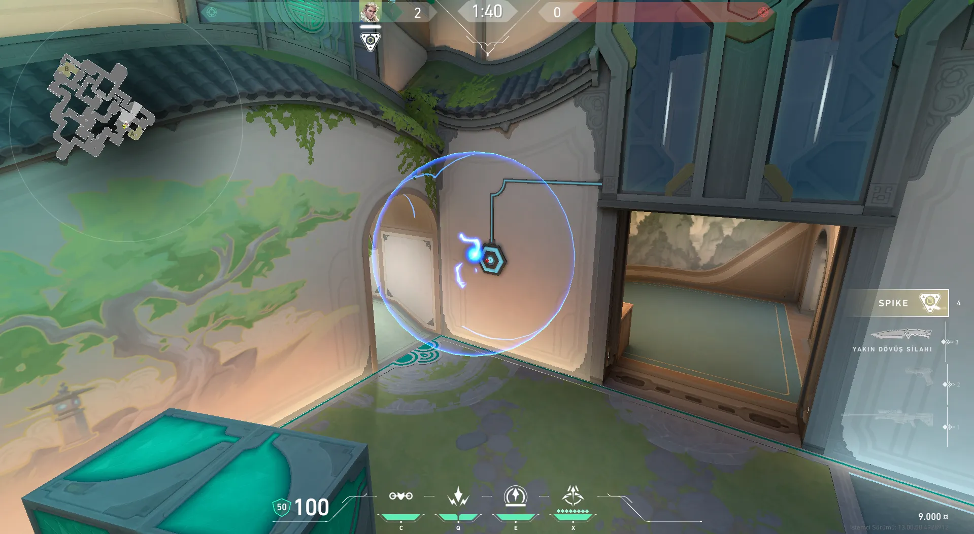 Sova Shock Bolt on Summit Attack Site A — step 4 of 5: Aim — line up the shot