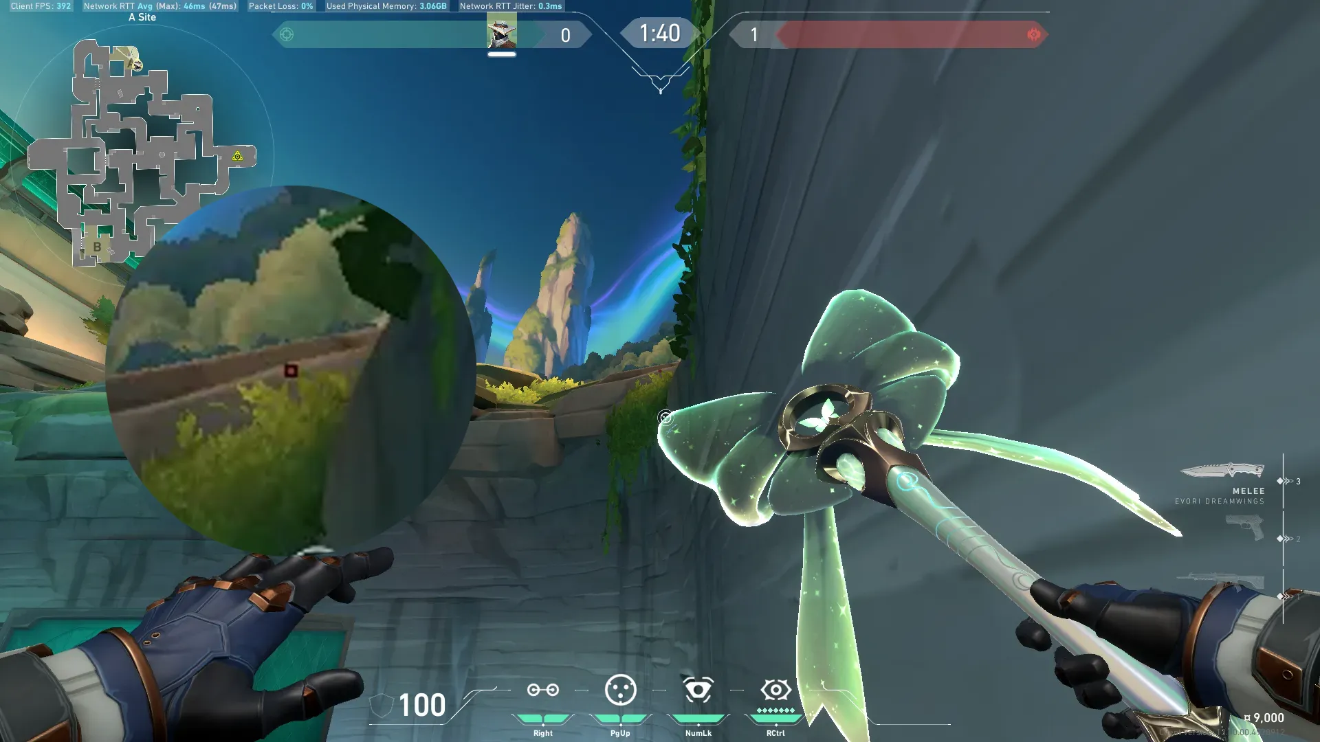 Cypher Cyber Cage on Summit Defense Site A — step 2 of 3: Aim — line up the shot
