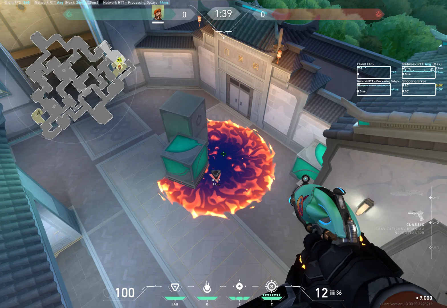 Brimstone Incendiary on Summit Attack Site B — step 3 of 3: Result
