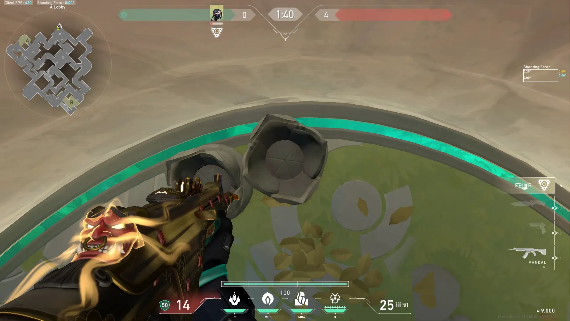 Viper Snake Bite on Summit Attack Site A — step 3 of 5: Aim — line up the shot