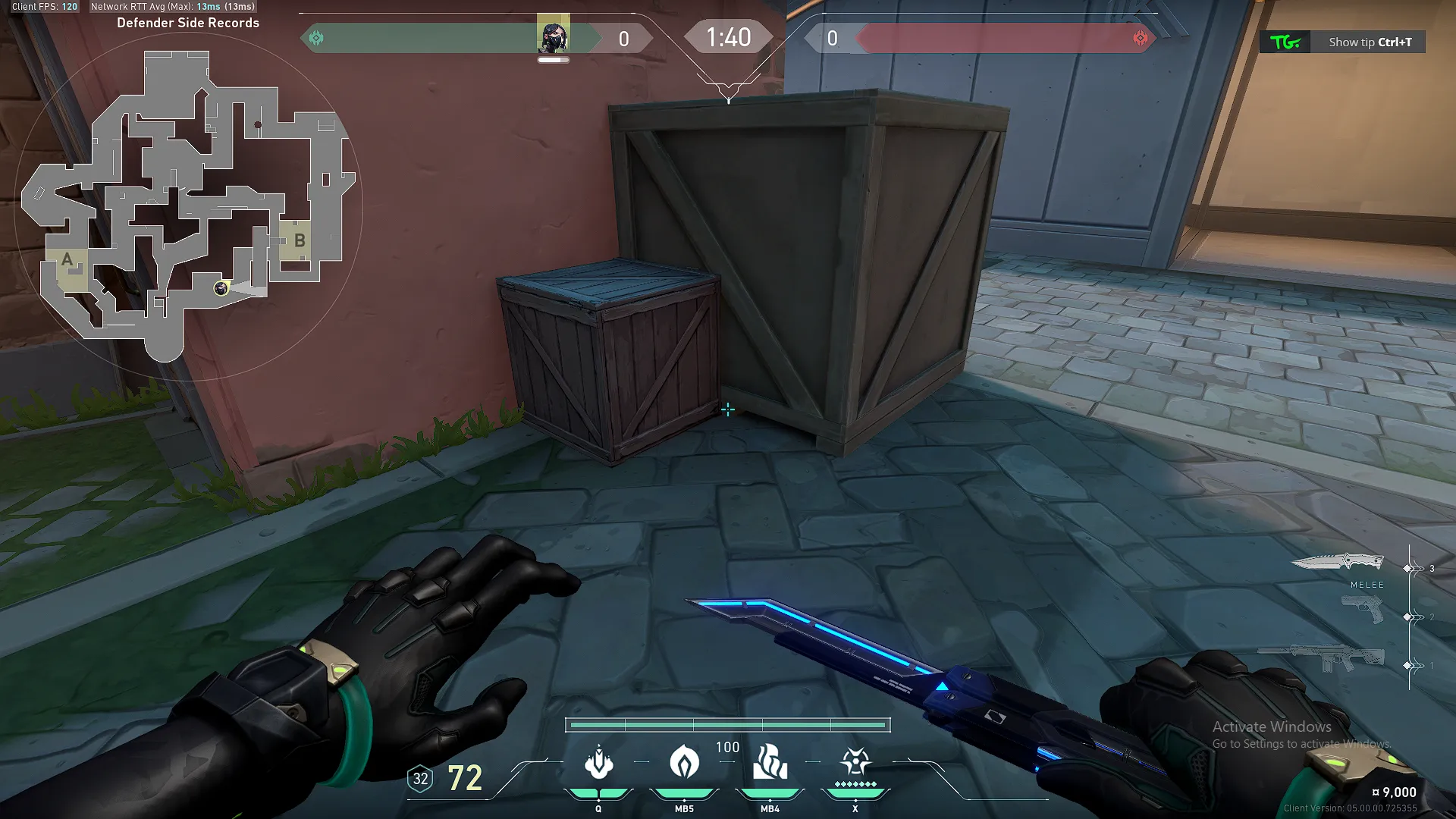 Viper Snake Bite on Pearl Defense Site B — step 1 of 3: Position — where to stand