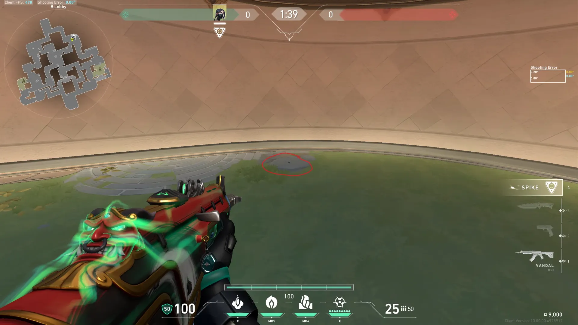 Viper Snake Bite on Summit Attack Site B — step 2 of 5: Aim — line up the shot