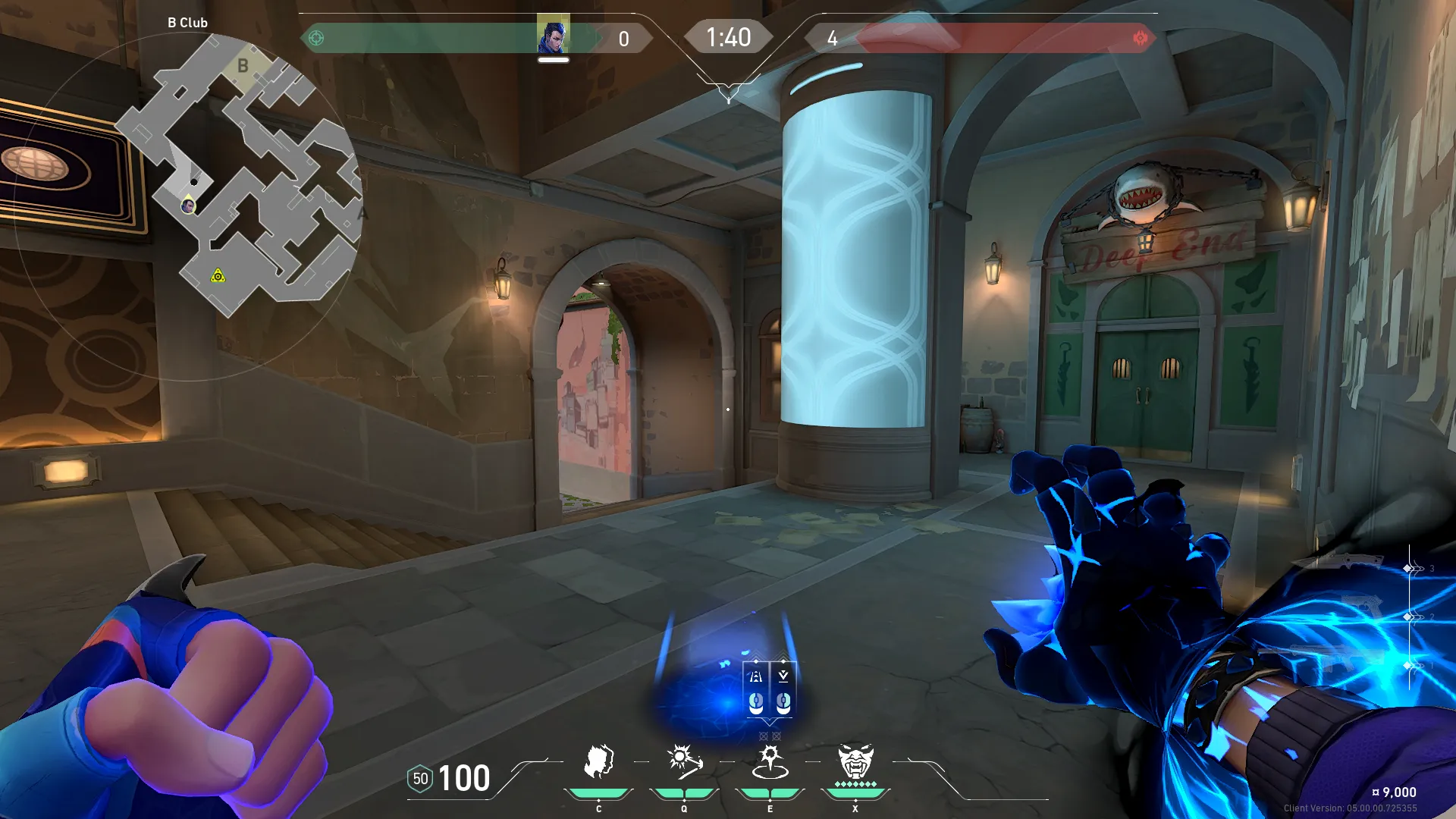 Yoru Gatecrash on Pearl Attack Site B — step 2 of 3: Aim — line up the shot