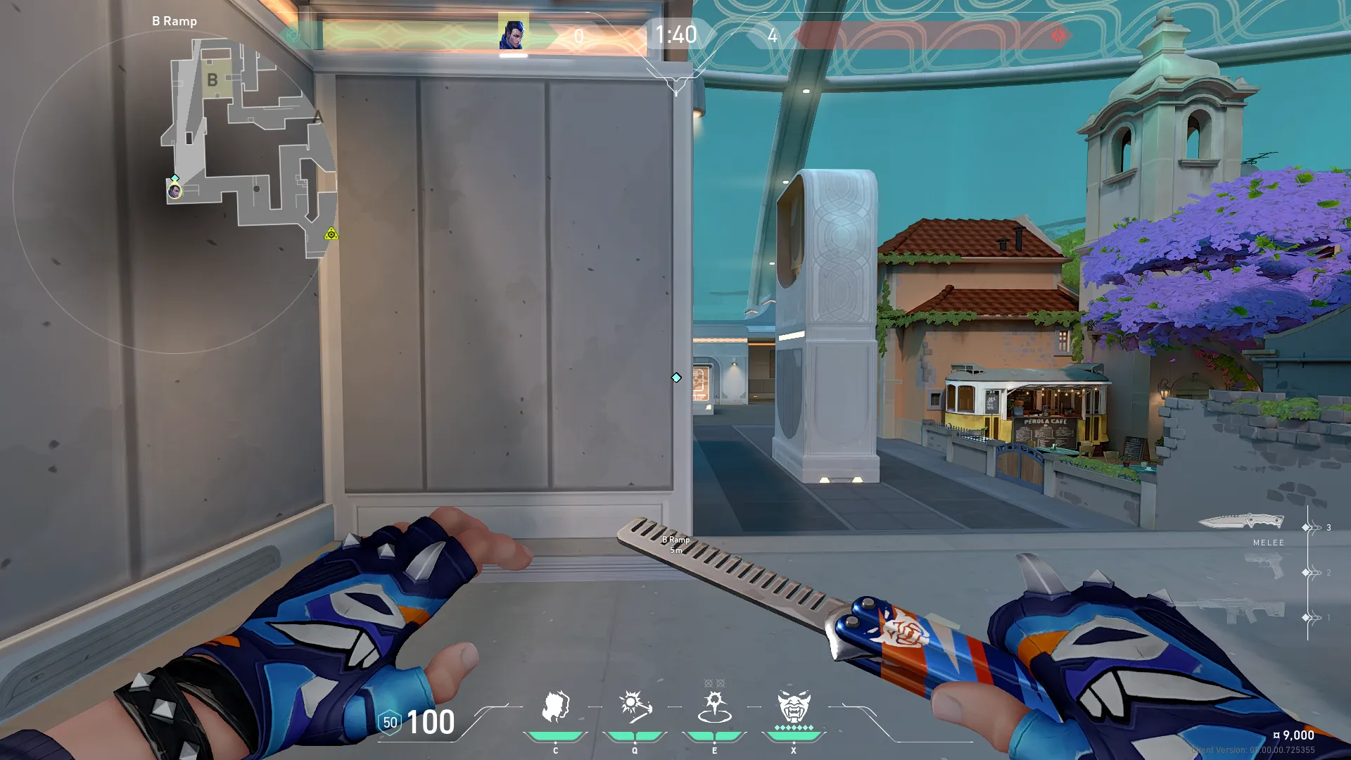 Yoru Blindside on Pearl Attack Site B — step 1 of 3: Position — where to stand