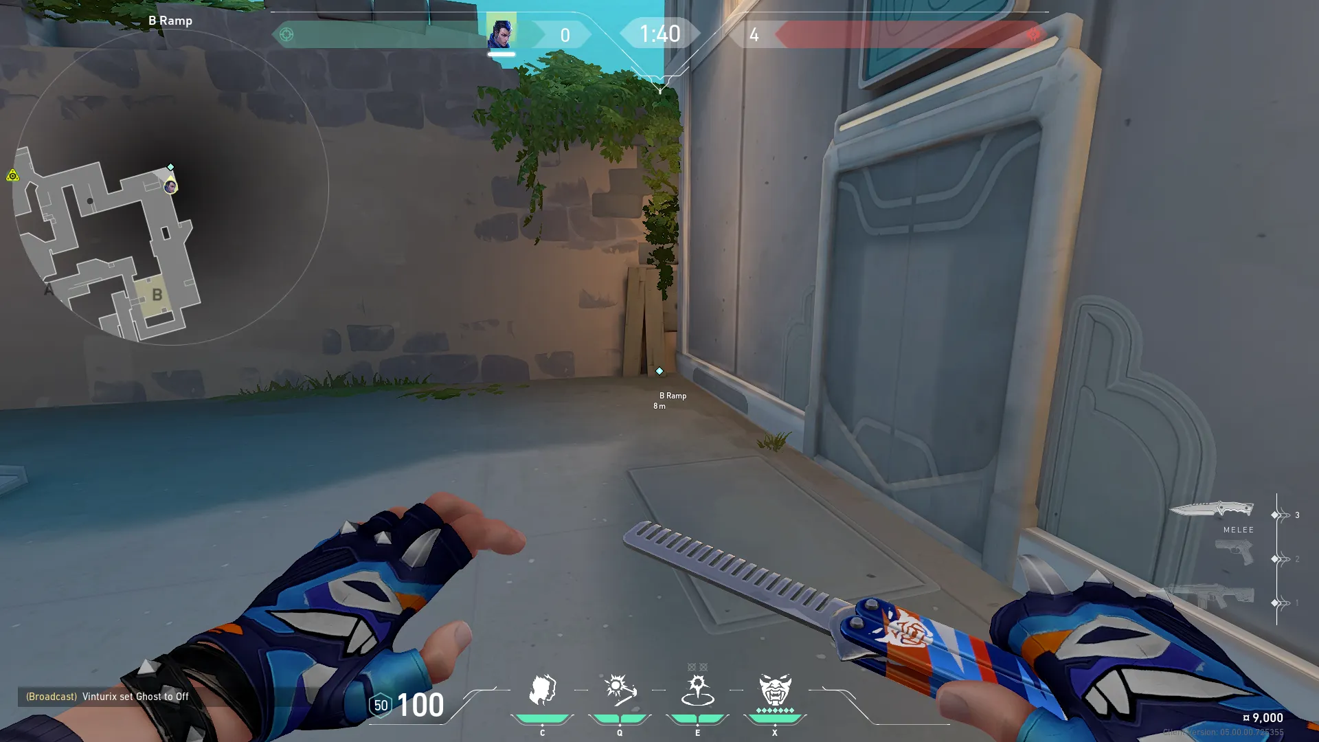 Yoru Gatecrash on Pearl Attack Site B — step 1 of 3: Position — where to stand