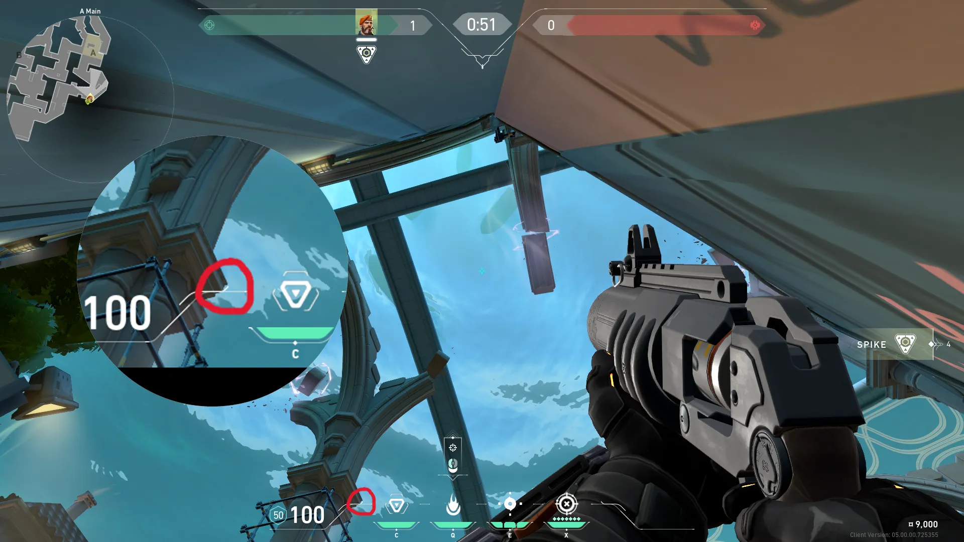 Brimstone Incendiary on Pearl Attack Site A — step 2 of 3: Aim — line up the shot
