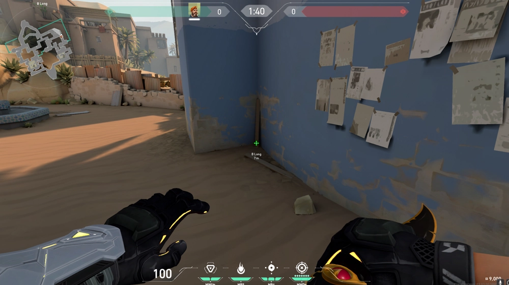 Brimstone Incendiary on Bind Attack Site B — step 1 of 3: Position — where to stand