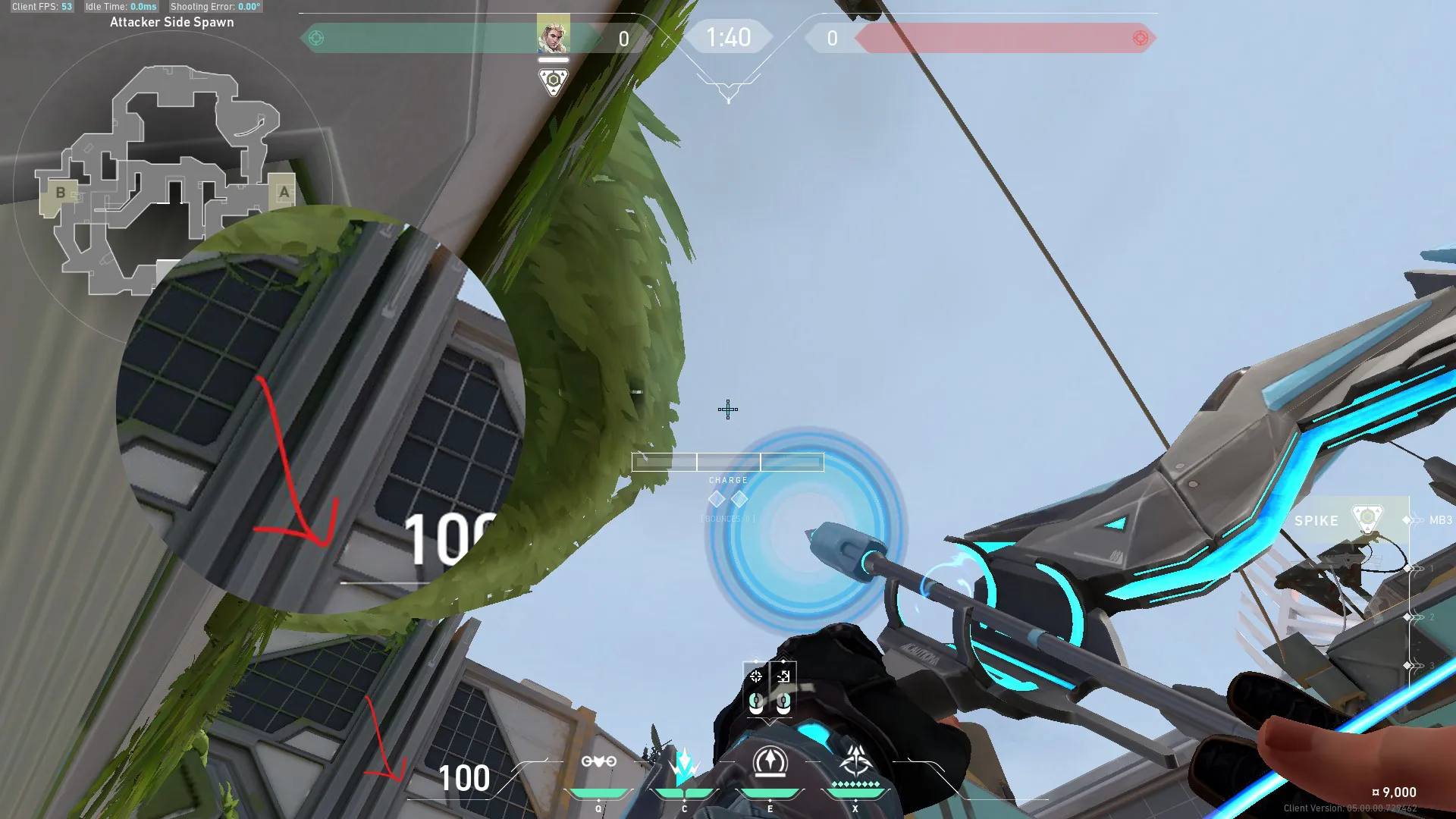 Sova Recon Bolt on Fracture Attack Site A — step 2 of 3: Aim — line up the shot