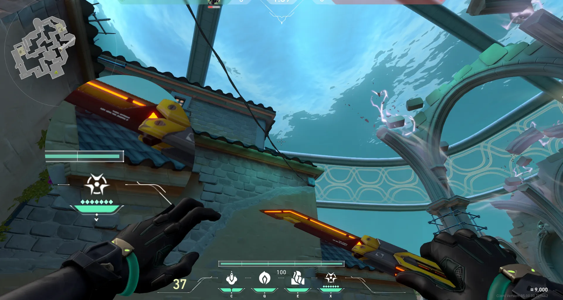 Viper Poison Cloud on Pearl Attack Site A — step 2 of 3: Aim — line up the shot