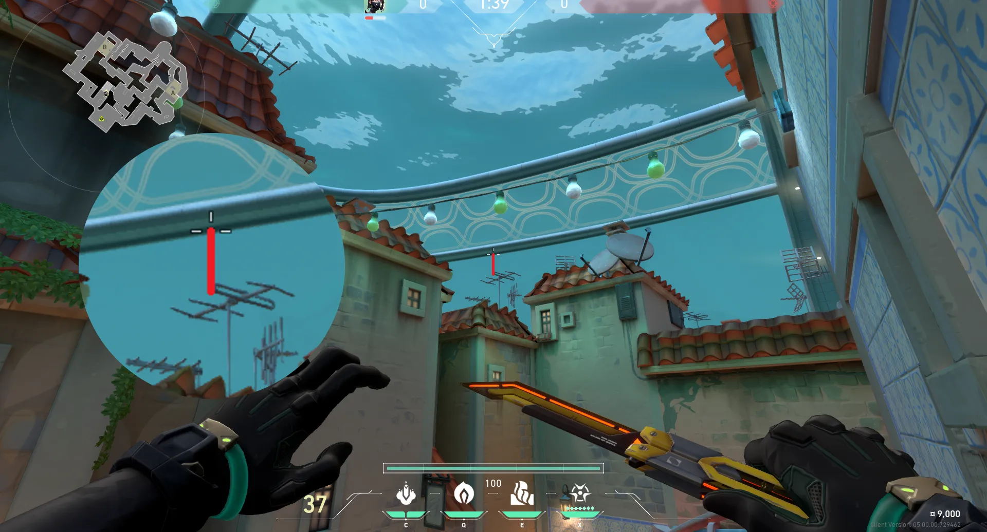 Viper Poison Cloud on Pearl Attack Site B — step 3 of 4: Aim — line up the shot