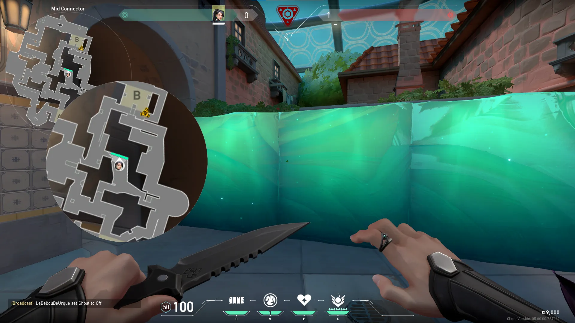 Sage Barrier Orb on Pearl Attack Site B — step 2 of 6: Aim — line up the shot
