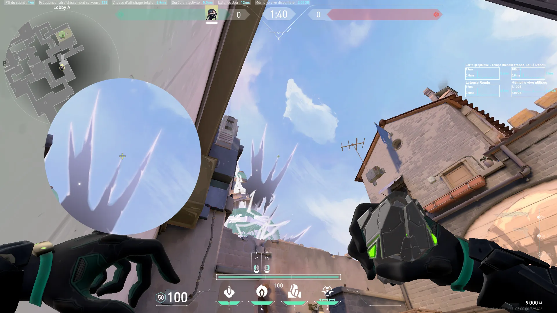 Viper Poison Cloud on Ascent Attack Site A — step 2 of 4: Aim — line up the shot