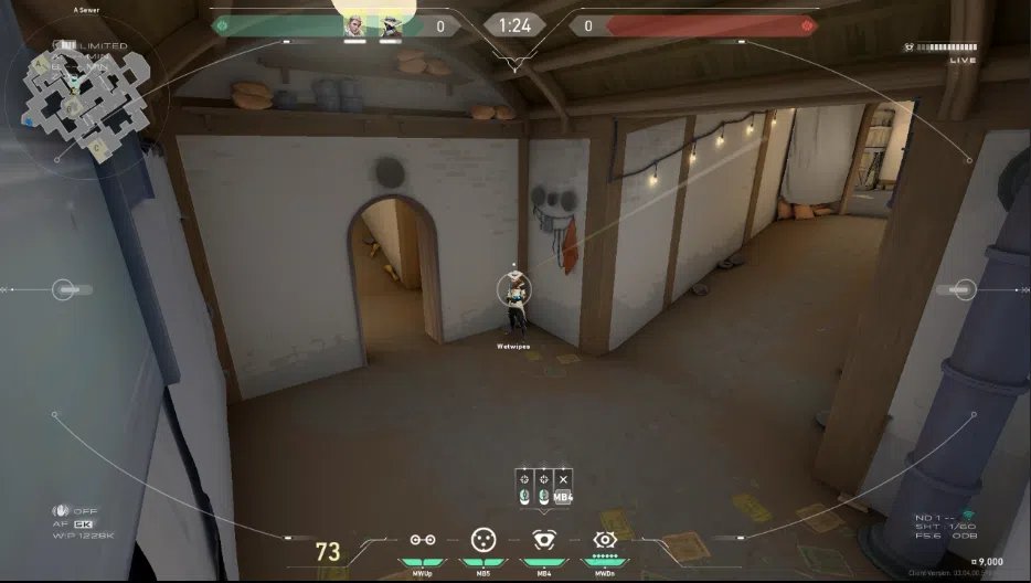 Cypher Spycam on Haven Attack Site A — step 5 of 6: Aim — line up the shot