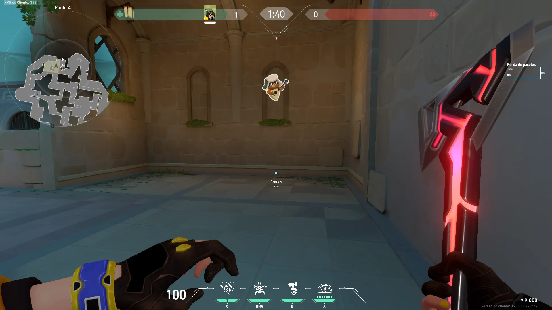 Killjoy Nanoswarm on Pearl Defense Site A — step 1 of 3: Position — where to stand