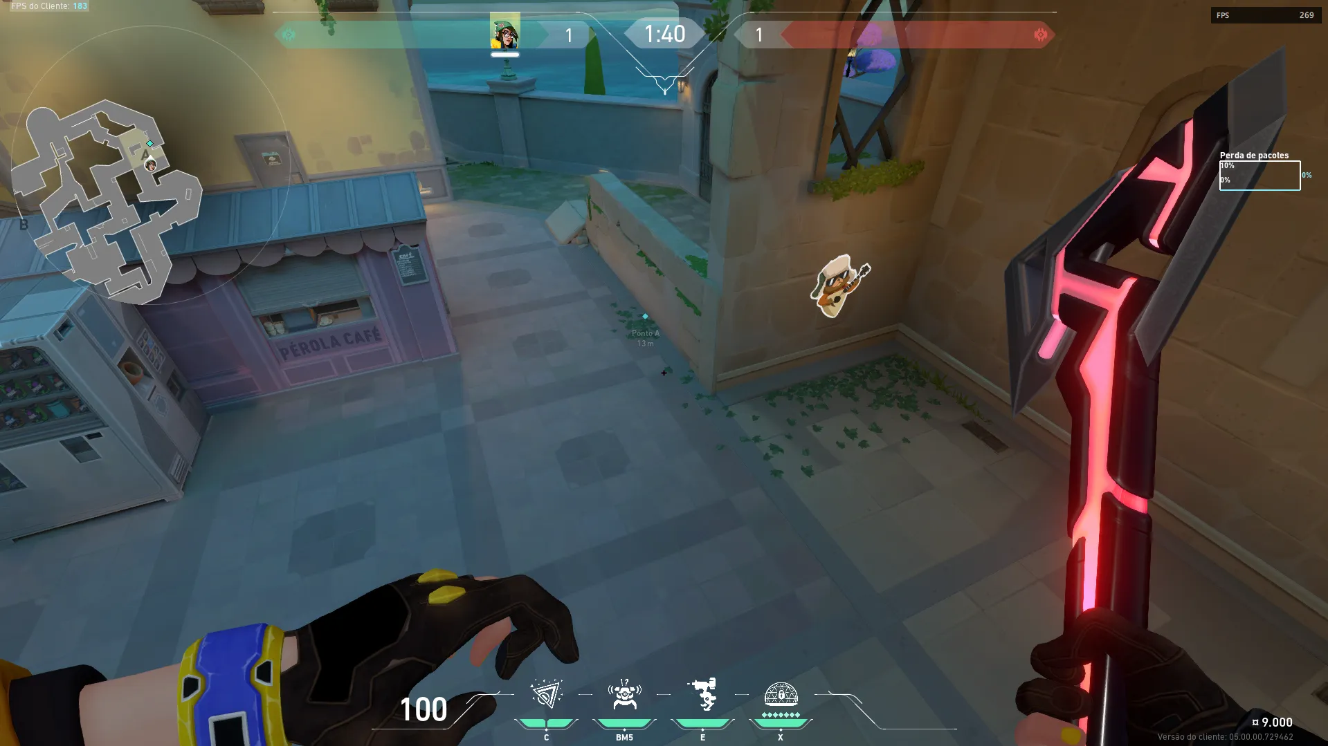 Killjoy Nanoswarm on Pearl Defense Site A — step 1 of 4: Position — where to stand