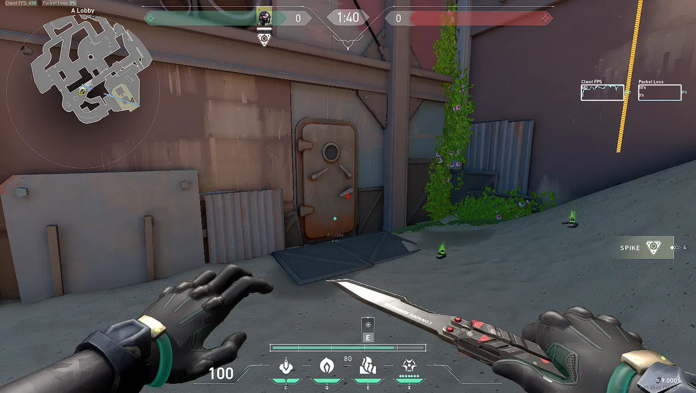 Viper Snake Bite on Breeze Attack Site A — step 1 of 3: Position — where to stand