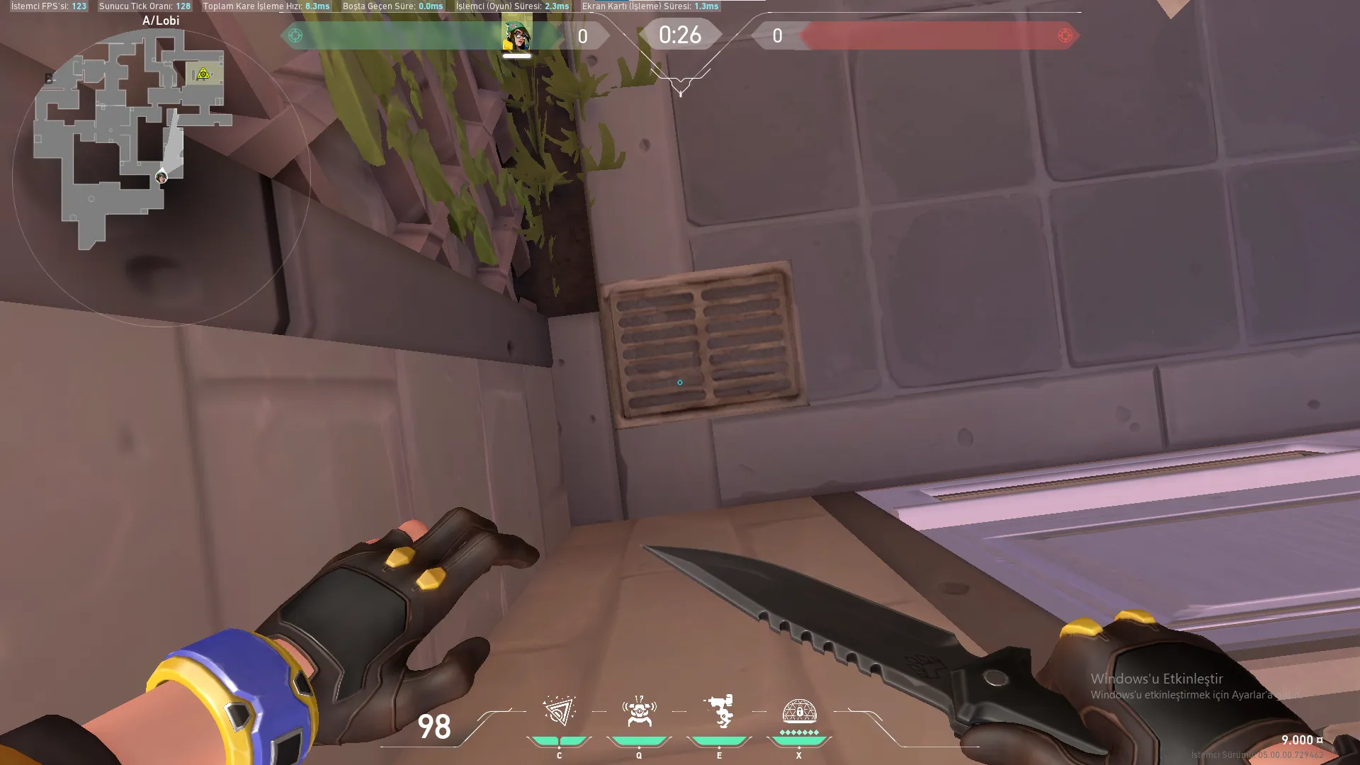 Killjoy Nanoswarm on Ascent Attack Site A — step 1 of 3: Position — where to stand