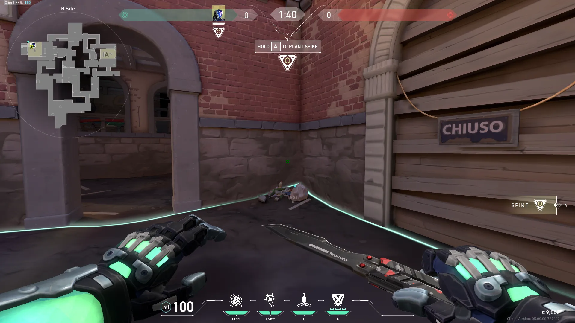 KAY/O Zero_Point on Ascent Defense Site B — step 1 of 3: Position — where to stand