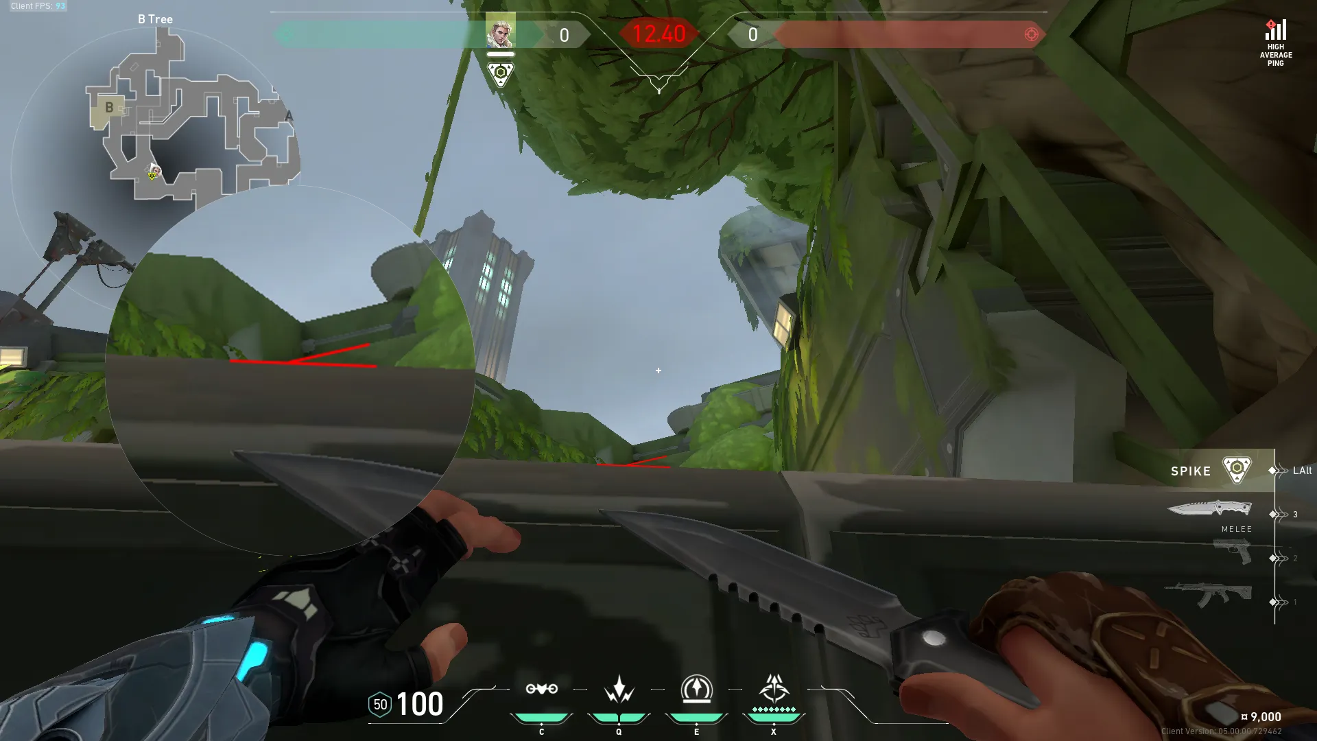 Sova Recon Bolt on Fracture Attack Site B — step 2 of 4: Aim — line up the shot