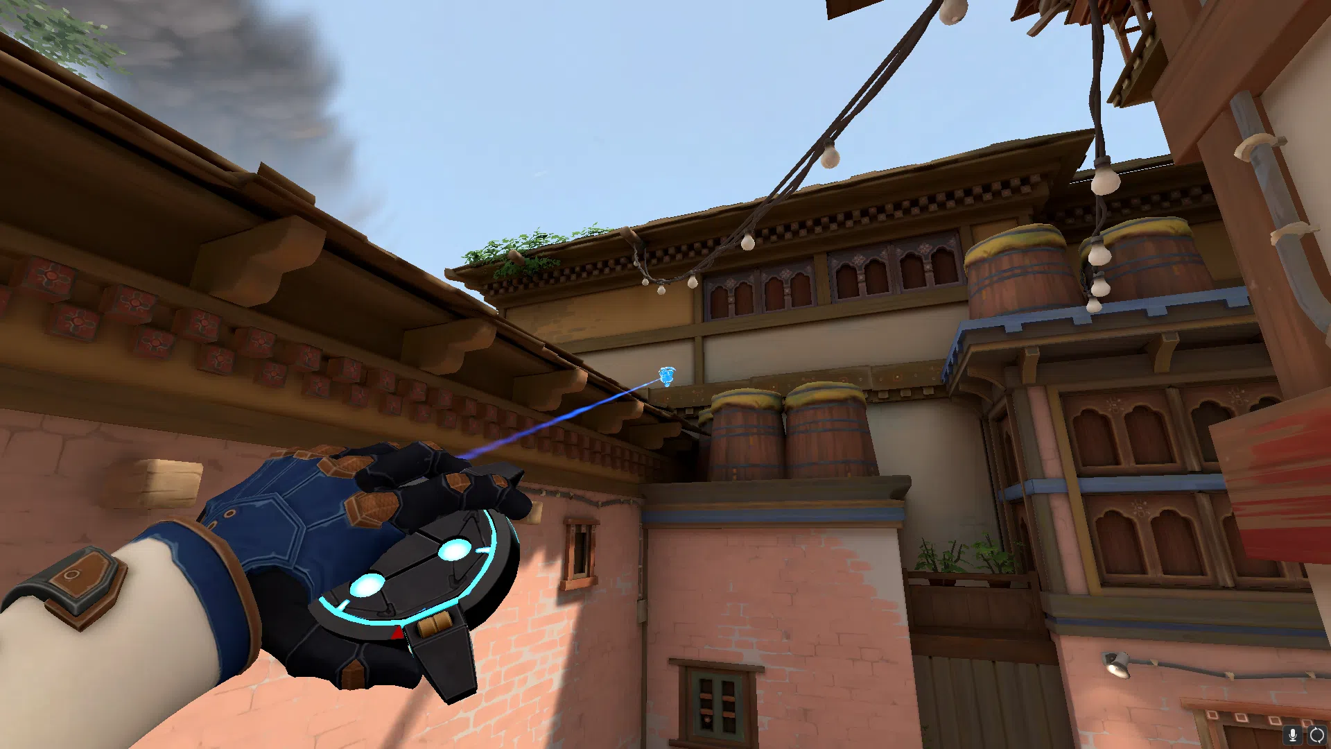 Cypher Spycam on Haven Defense Site A — step 3 of 4: Aim — line up the shot