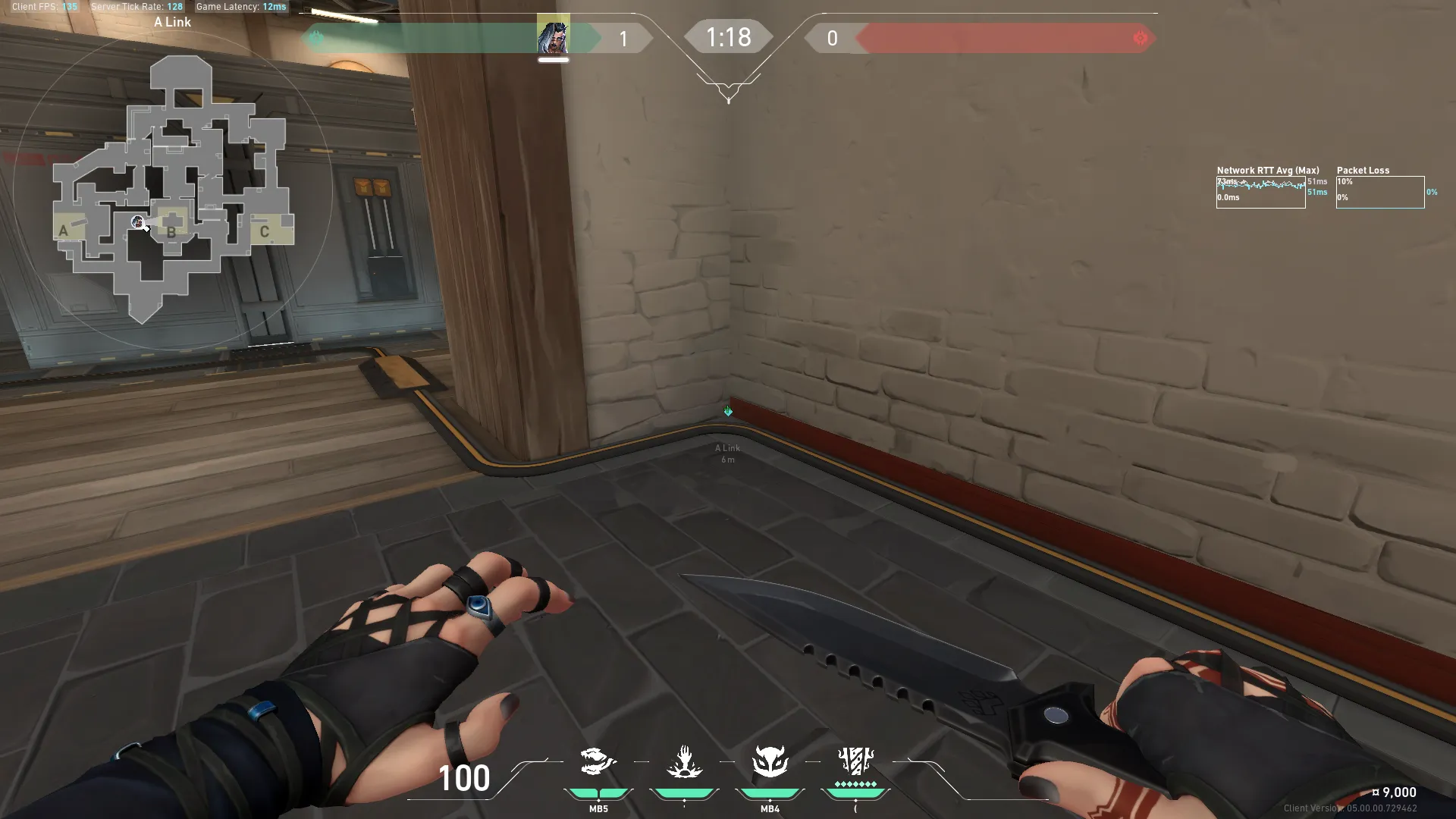 Fade Haunt on Haven Defense Site A — step 1 of 3: Position — where to stand