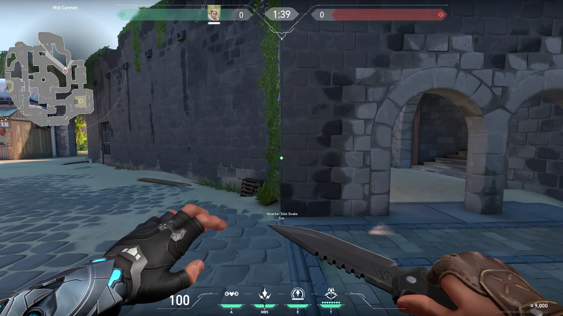 Anti Defuse B Site Breeze — Sova lineup on Breeze