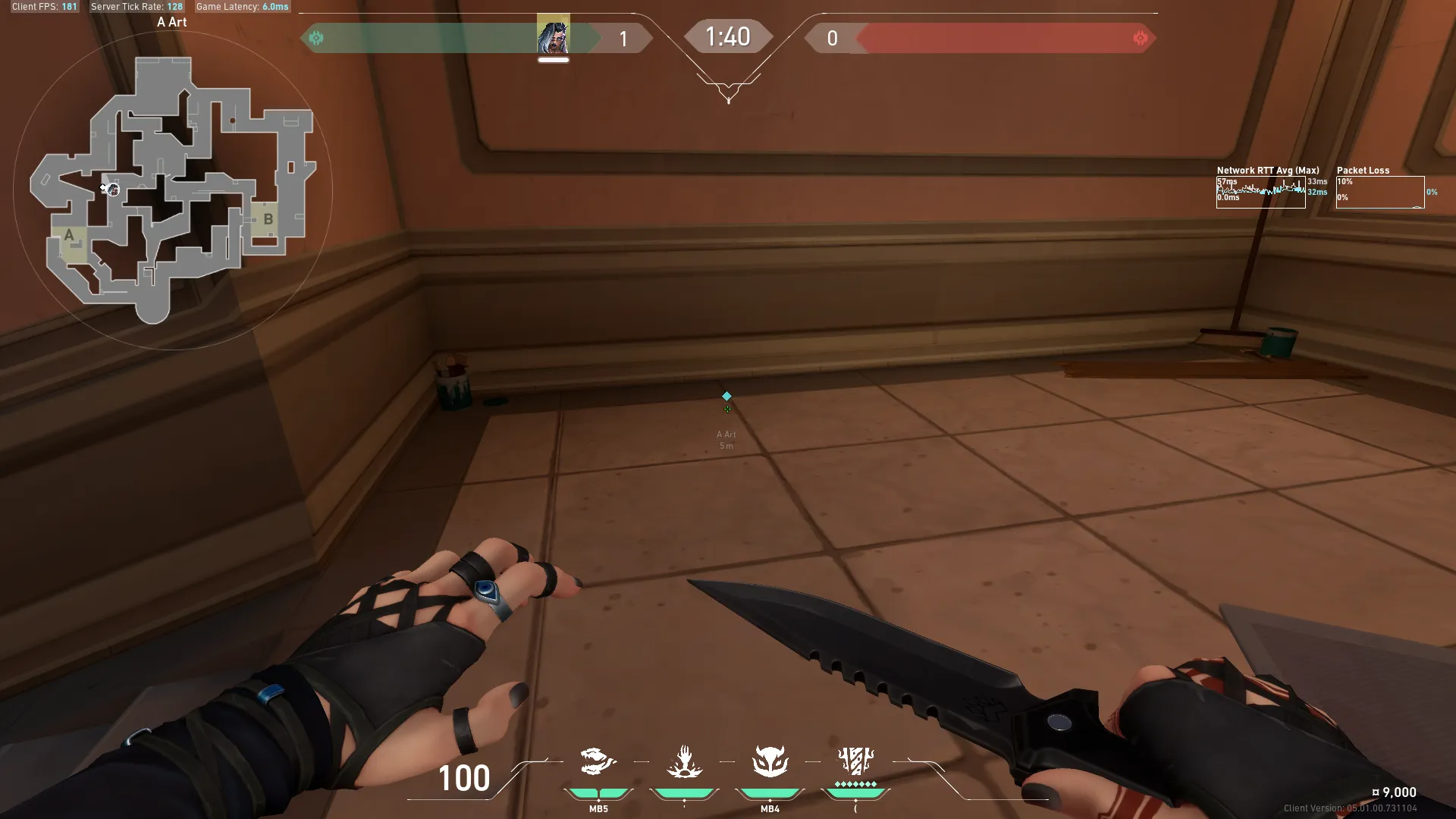 Fade Haunt on Pearl Attack Site A — step 1 of 3: Position — where to stand