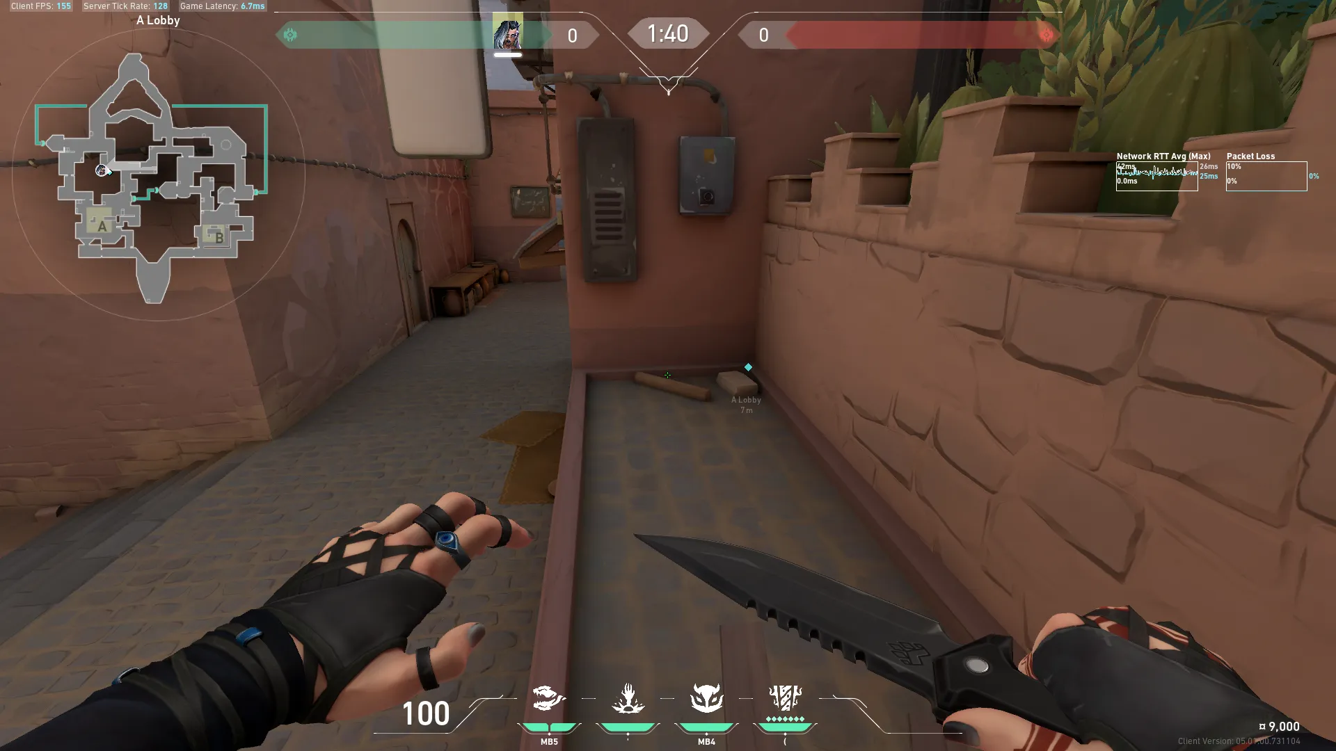 Fade Haunt on Bind Attack Site A — step 1 of 3: Position — where to stand