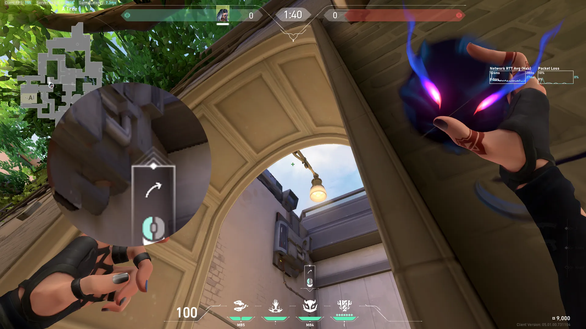 Fade Haunt on Ascent Defense Site A — step 2 of 3: Aim — line up the shot
