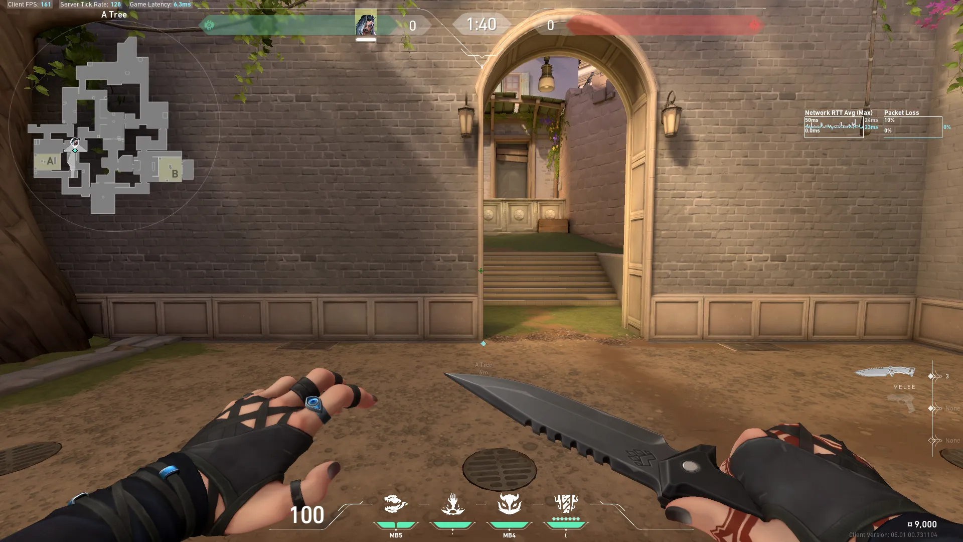Fade Haunt on Ascent Defense Mid — step 1 of 3: Position — where to stand