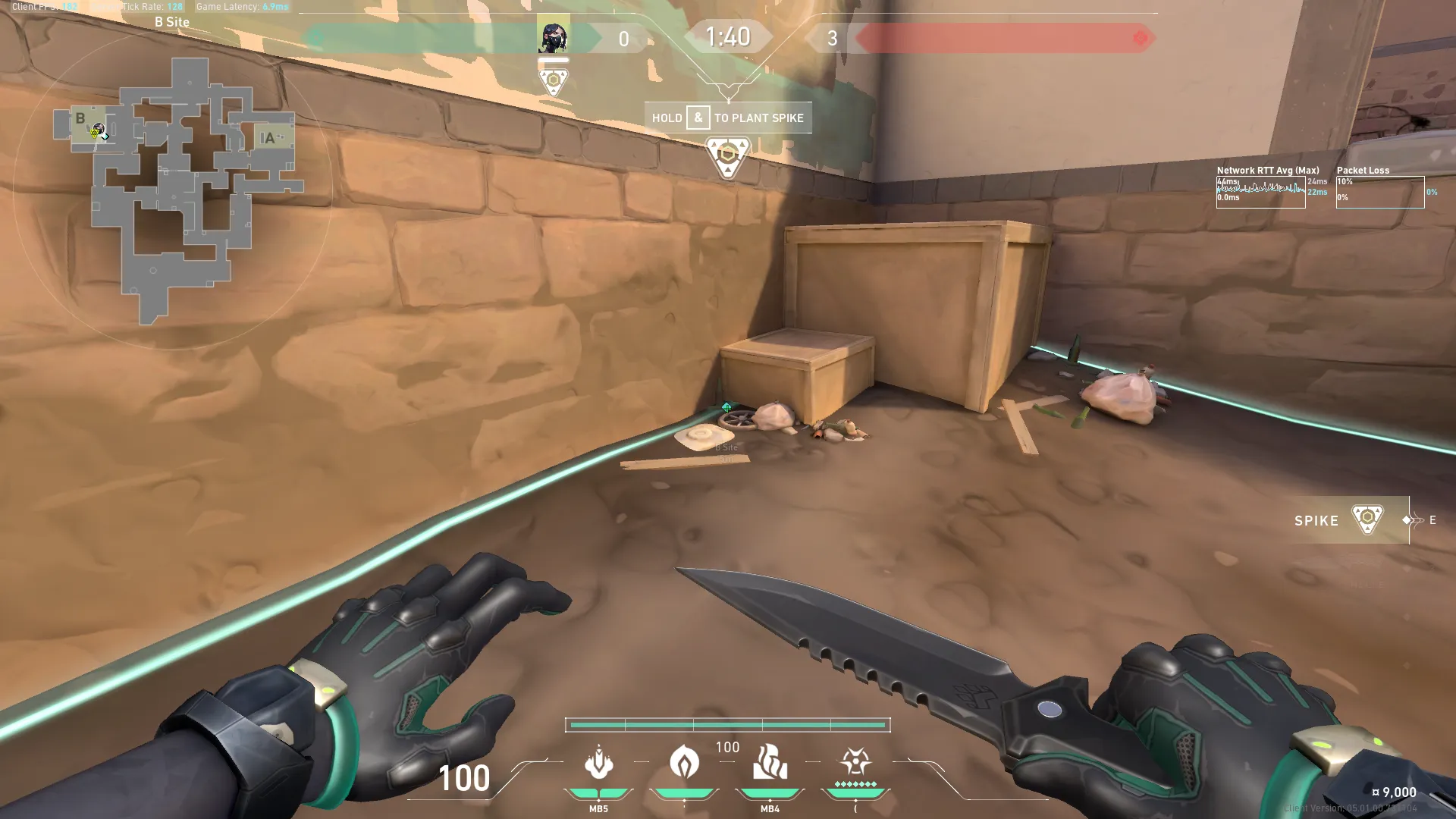 Viper Snake Bite on Ascent Defense Site B — step 1 of 4: Position — where to stand