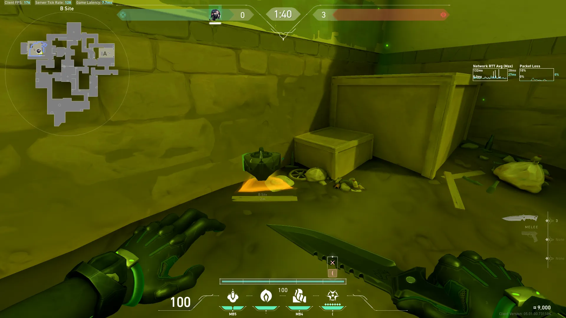 Viper Snake Bite on Ascent Defense Site B — step 3 of 4: Aim — line up the shot