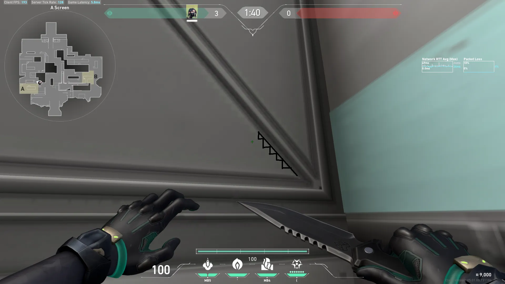 Viper Toxic Screen on Icebox Defense Site A — step 2 of 4: Aim — line up the shot