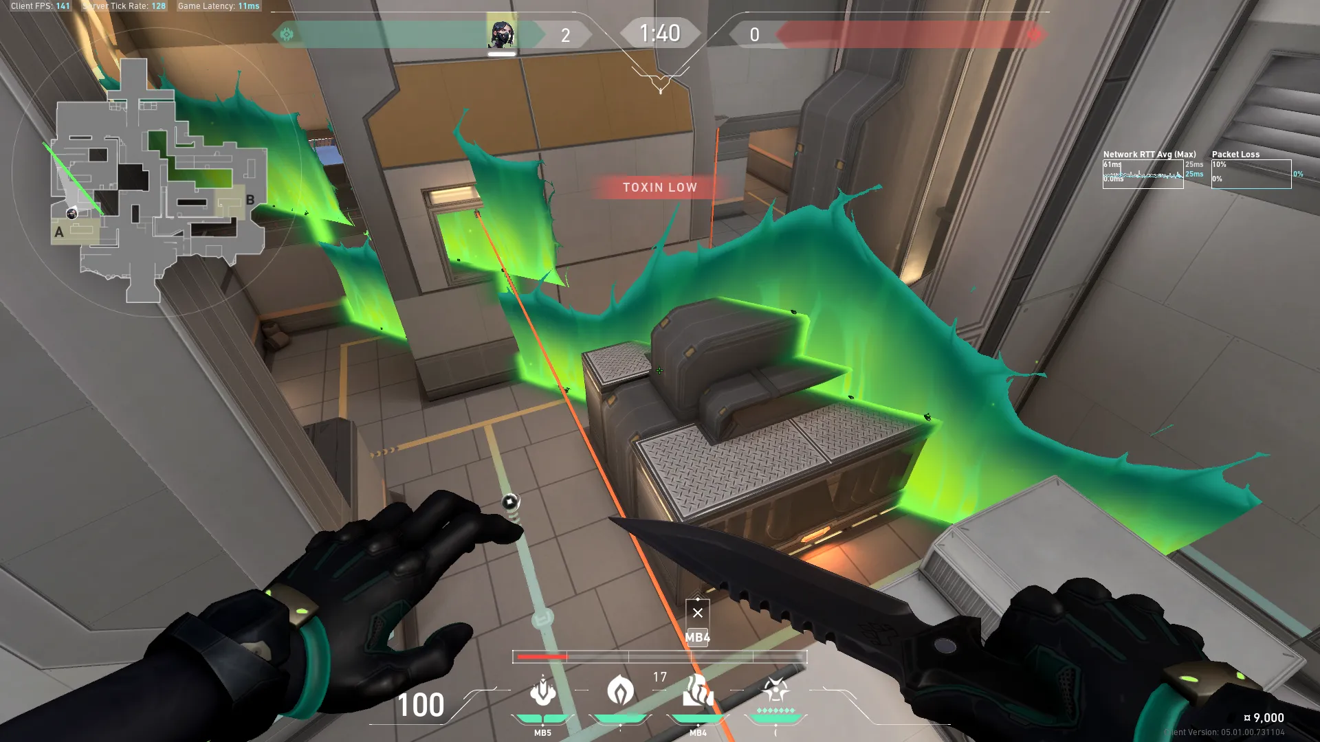Viper Toxic Screen on Icebox Defense Site A — step 4 of 4: Result