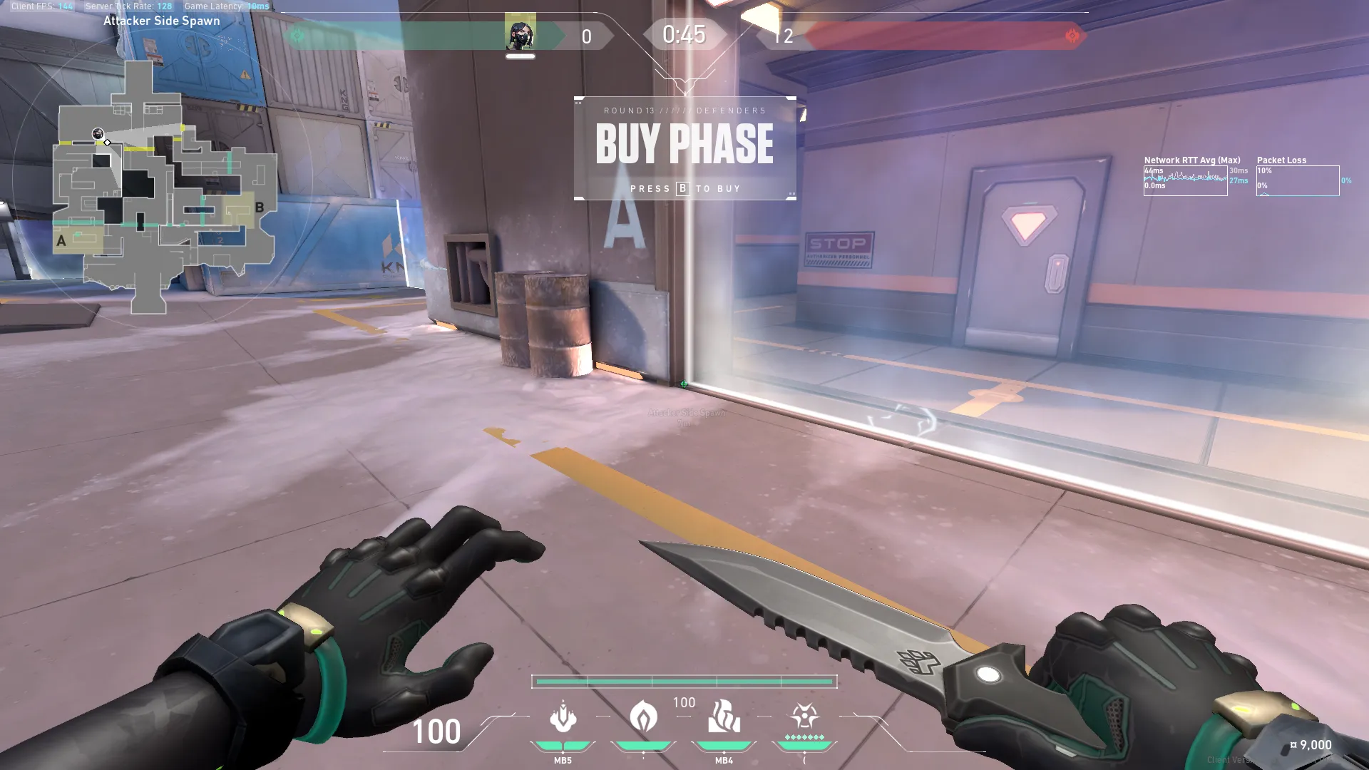 Viper Toxic Screen on Icebox Attack Site A — step 1 of 3: Position — where to stand