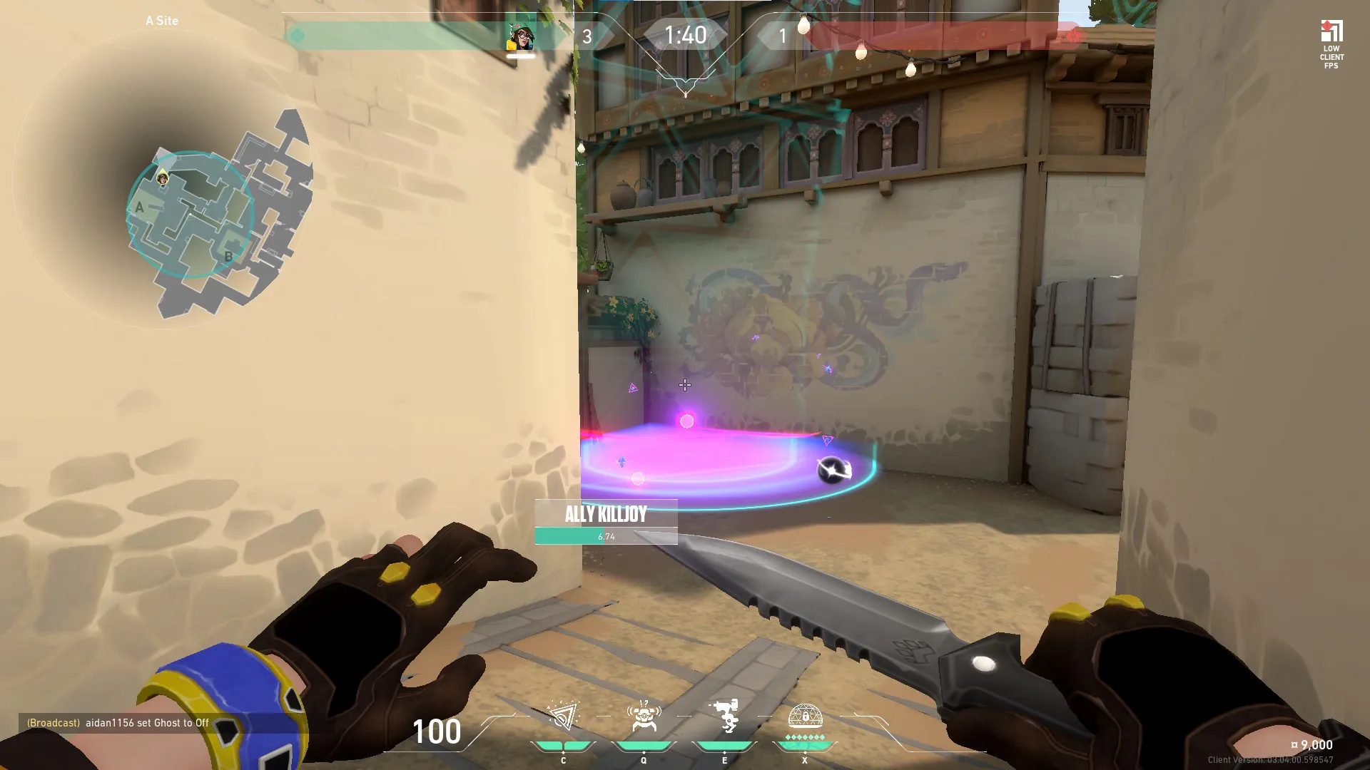 Killjoy Nanoswarm on Haven Defense Site A — step 4 of 4: Result