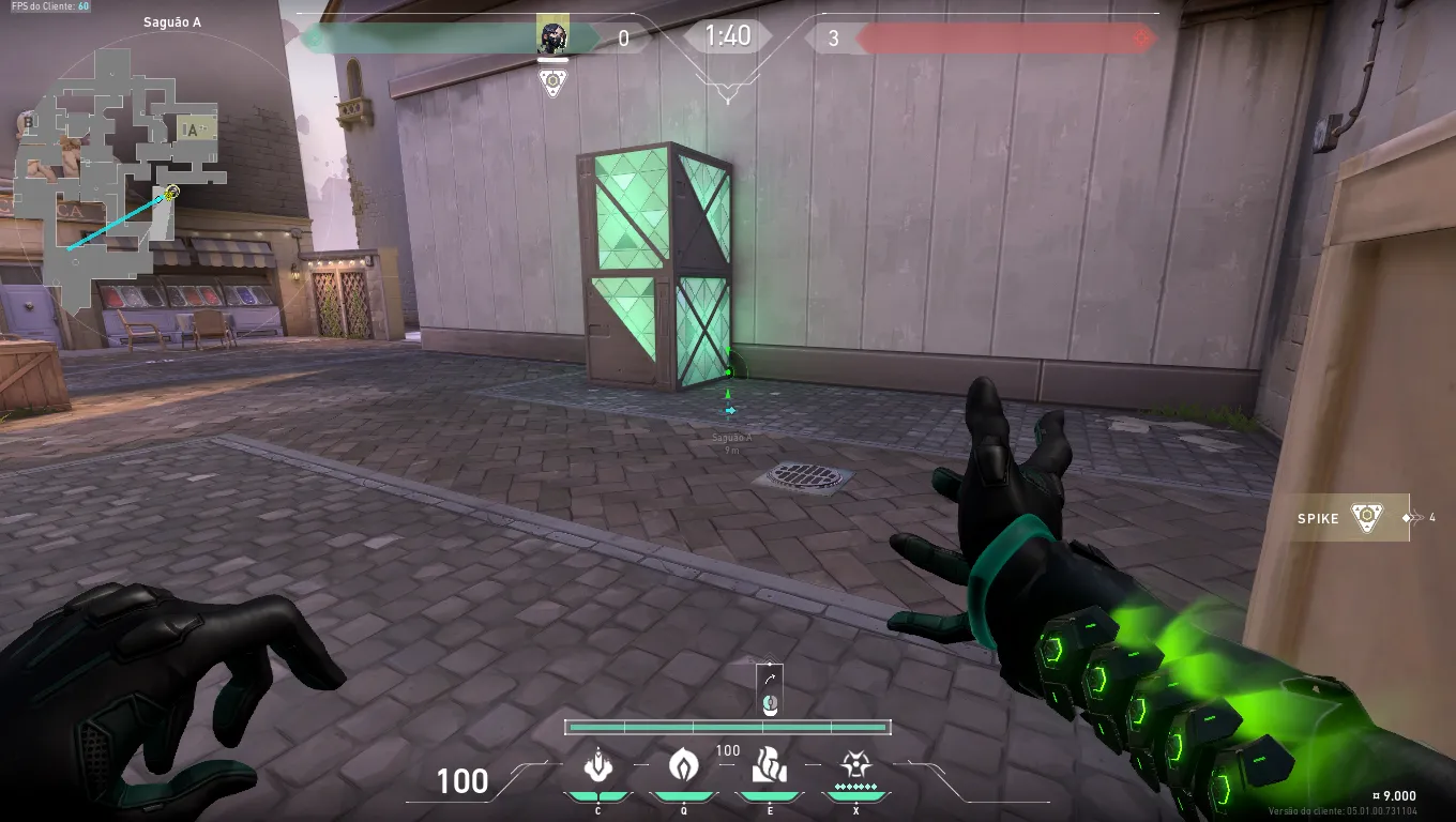 Viper Toxic Screen on Ascent Attack Site A — step 1 of 3: Position — where to stand