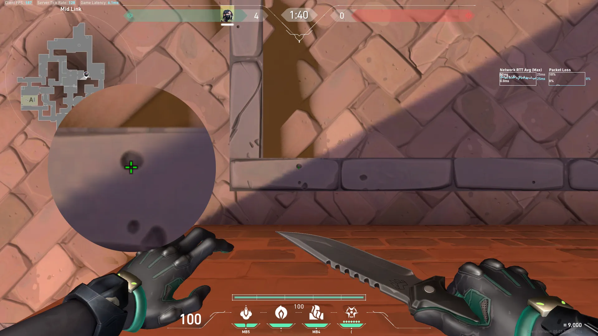 Viper Poison Cloud on Ascent Attack Mid — step 2 of 4: Aim — line up the shot