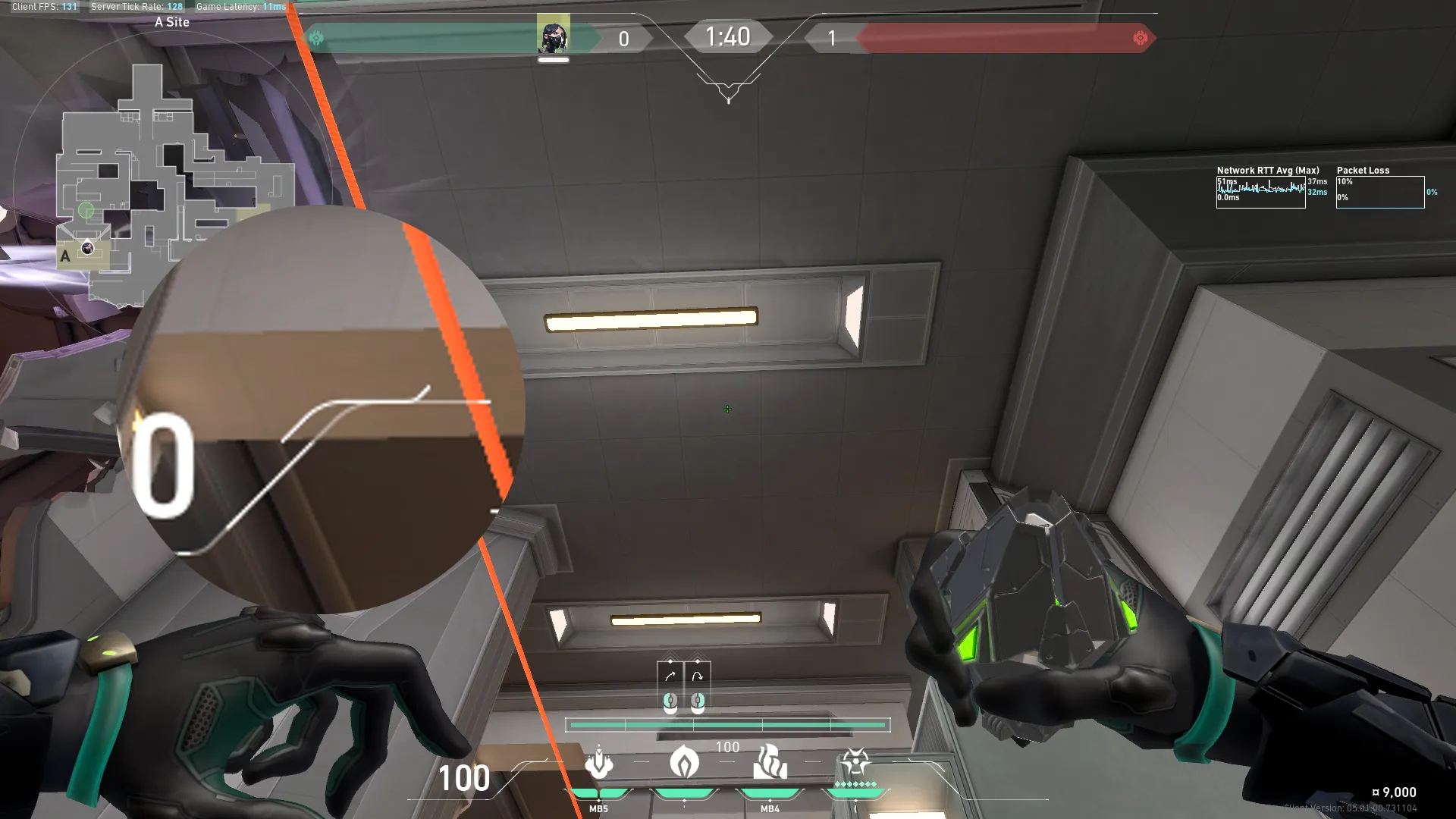 Viper Poison Cloud on Icebox Defense Site A — step 2 of 5: Aim — line up the shot