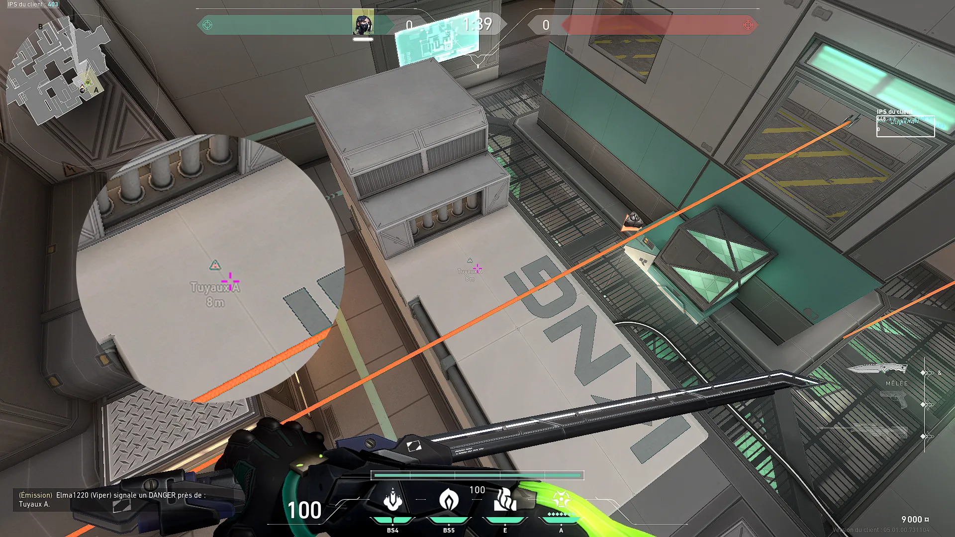 Viper Vipers Pit on Icebox Defense Site A — step 1 of 3: Position — where to stand
