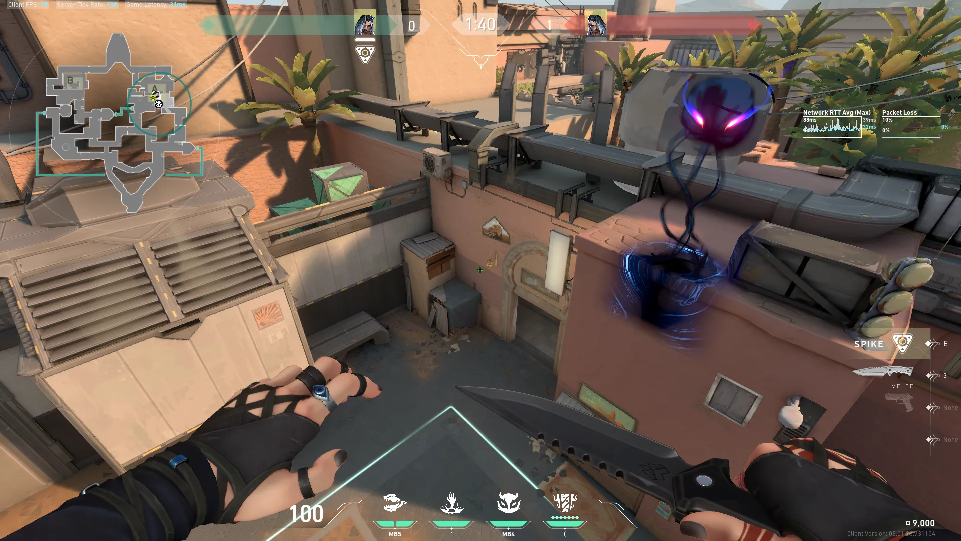 Fade Haunt on Bind Attack Site A — step 3 of 3: Result