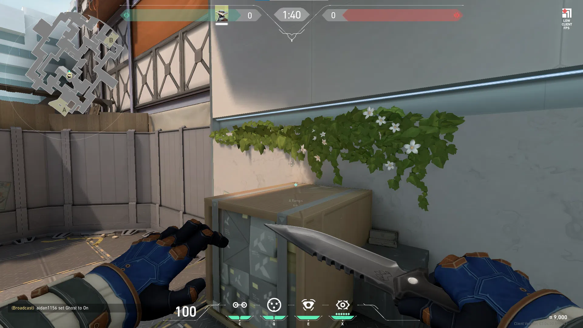 Cypher Spycam on Split Attack Site A — step 1 of 3: Position — where to stand