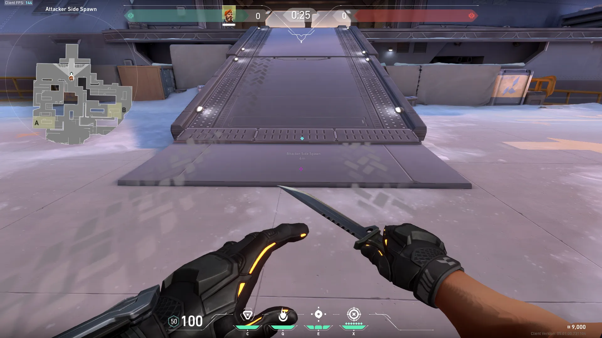 Brimstone Incendiary on Icebox Attack Mid — step 1 of 4: Position — where to stand